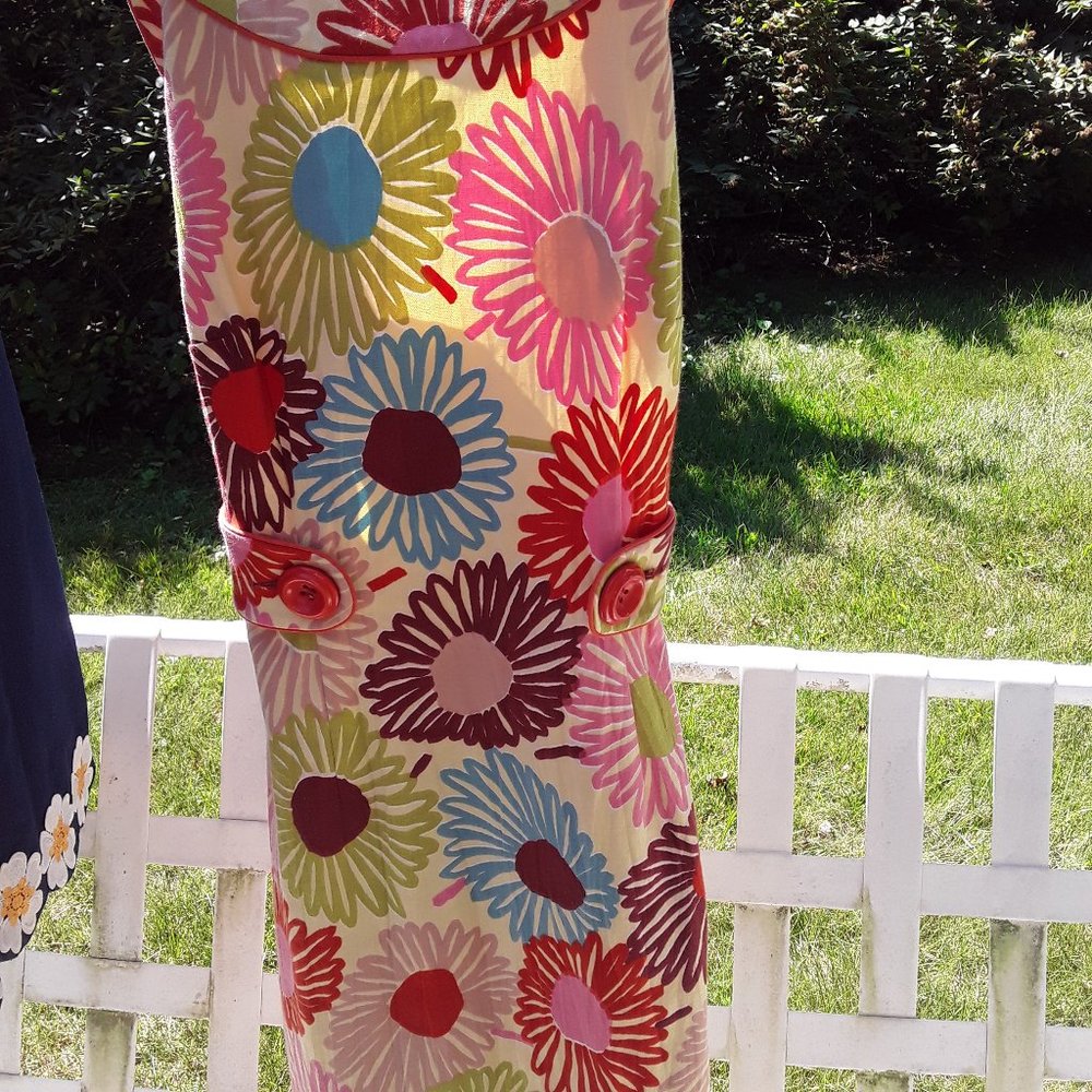 Sara Jane Retro Straight Vintage Style dress Sz 8